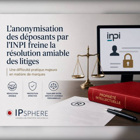 L’anonymisation des déposants par l’INPI freine la résolution amiable des litiges