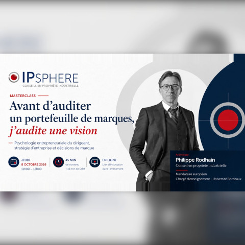 Masterclass du 8 octobre 2026 : auditer un portefeuille de marques à partir de la vision du dirigeant
